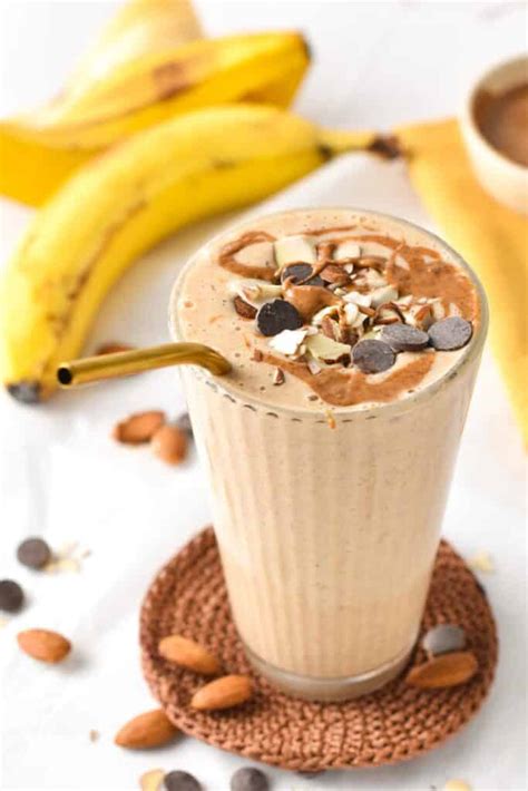 Banana Almond Butter Smoothie The Conscious Plant Kitchen