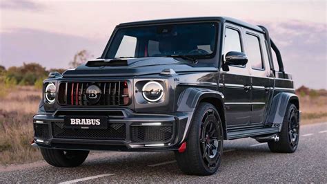 Tuned Brabus Mercedes Amg G Pickup Debuts With Hp V Off