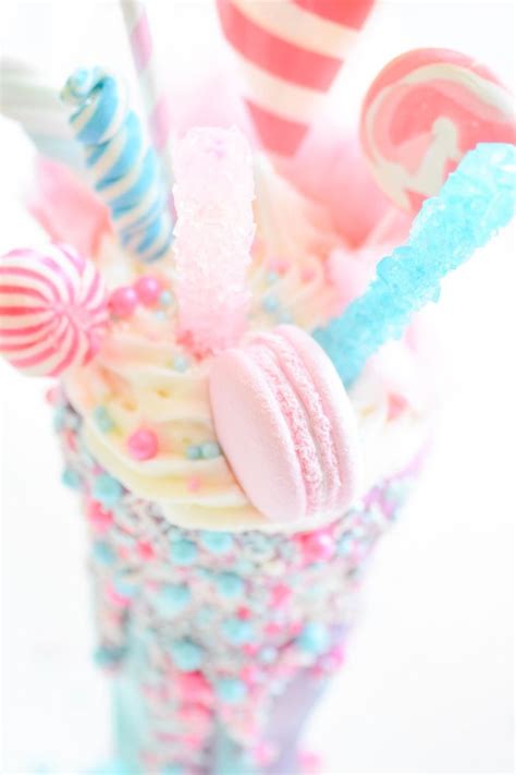 Cotton Candy Freak Shake Karas Party Ideas Freak Shake Candy