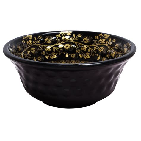 Black And Golden Ceramic Serving Bowl For Home At Rs 125piece In New Delhi Id 2849391868230