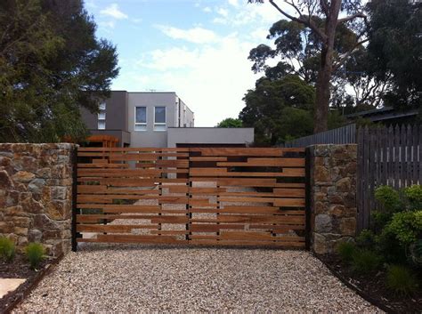Your driveway wooden gate is amongst the first thing noticeable when a visitor approaches your home so it really should meet your aesthetic and functional demands. Original steel or timber driveway entrance gates, built in ...