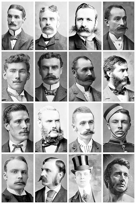 In the victorian era men's hair became longer on top, so that it could be formed into curls or waves. thevintagethimble: Victorian Men's Hairstyles & Facial ...