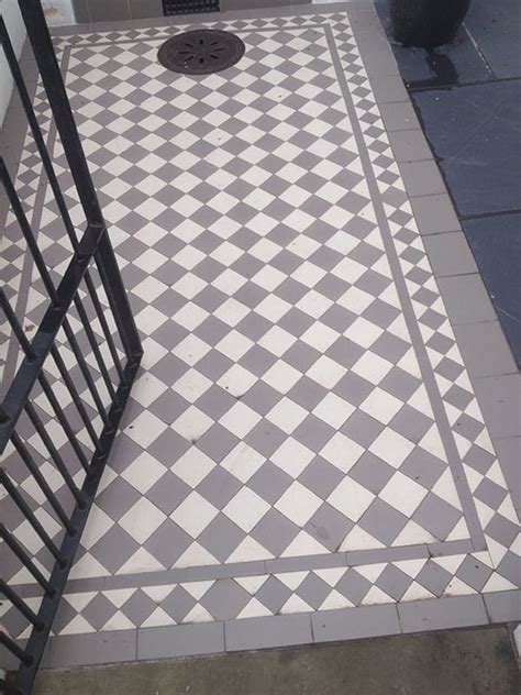 Victorian Geometric Floor Tiles Outside Inspiration In South London