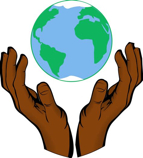 Hands On Earth Clipart Clipart Best