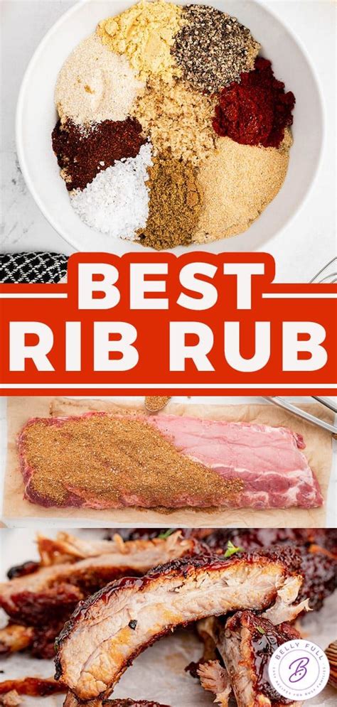 The Best Bbq Rib Rub Recipe Belly Full Bbq Rib Dry Rub Recipe Bbq