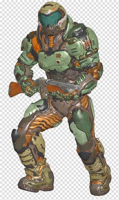 Doom Guy Slayer Render Updated Transparent Background Png Clipart