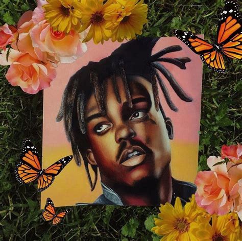 Juice Wrld Drawing On Mercari Drawings Rapper Art Art