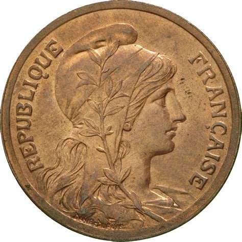 472787 Coin France Dupuis 10 Centimes 1917 Paris Ms60 62