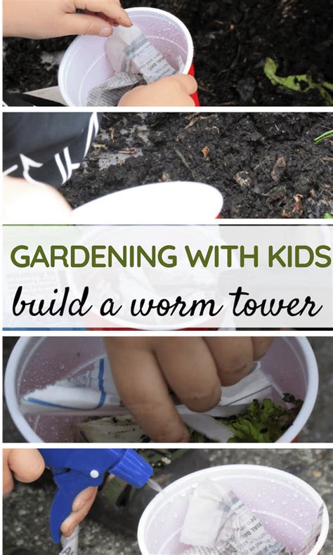 How To Make A Worm Tower Outdoor Learning For Kids