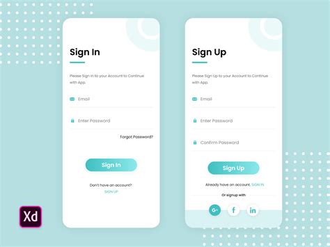 Signin And Signup Ui Concept Uplabs