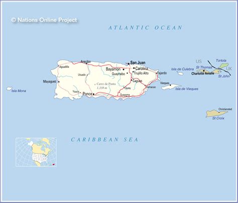 Puerto Rico Islands Map Full Interactive Map Islands Guide 54 Off