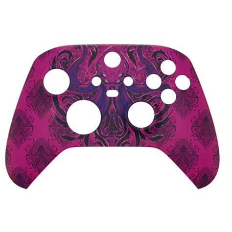 Xbox Series Sx Controller Front Faceplate Art Series Soft Touch Dark Octo