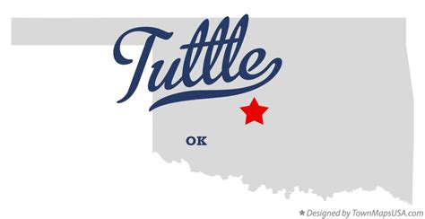 Map Of Tuttle Ok Oklahoma