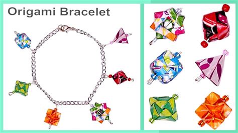 Origami Charms Origami Jewelry Paper Jewelry Paper Beads Diy