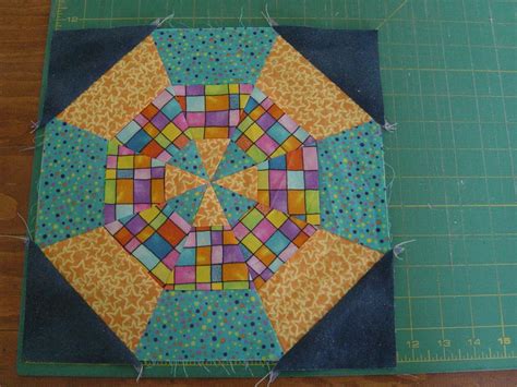 Scrappy Happy Starfishy How To Make Octagon Flowers Quilt Blocks