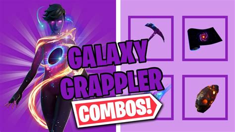 Galaxy Grappler Combos Fortnite Skin Review Youtube