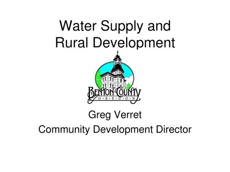 Ppt Water Supply And Rural Development Powerpoint Presentation Free