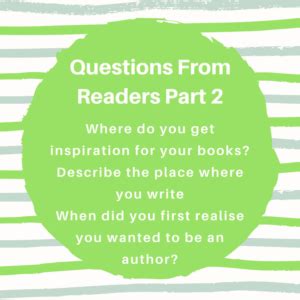 Questions From Readers Answering All Your Author Questions K M Levis