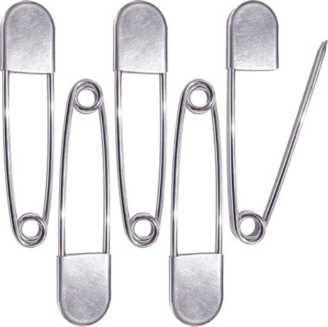 Beadnova 5 Inch Large Safety Pins For Clothes Big Safety