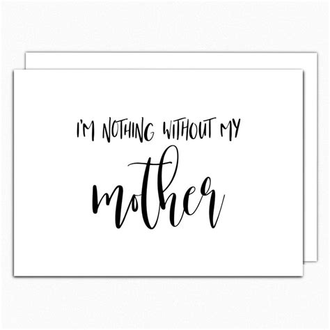 Mothers Day T From Daughter From Son Mothers Day Card Etsy