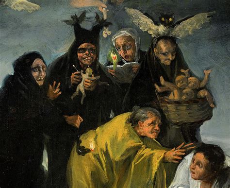 The Witches' Sabbath, 1797-1798 Painting by Francisco Goya | Pixels