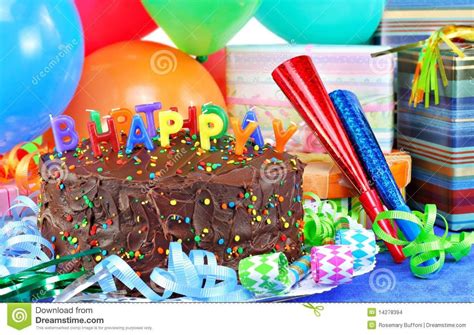 30 Elegant Photo Of Birthday Cake And Balloons Happy