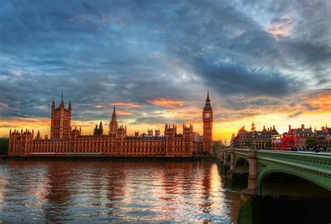 英国伦敦时钟水威斯泰晤士河建筑壁纸超高清桌面壁纸图片壁纸社