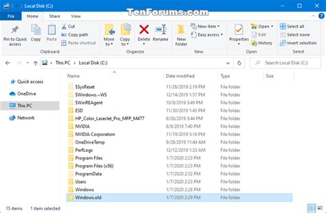 How To Restore Files From Windowsold Folder In Windows 10 Tutorials
