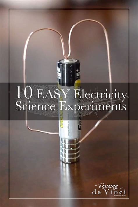 10 Easy Electricity Science Experiments Electricity Science