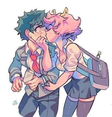 Pin De Contessa En Deku X Mina Personajes De Anime Dibujos Parejas