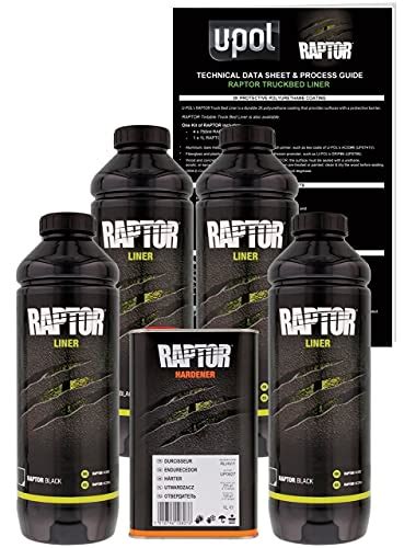 Upol Raptor Black Bed Liner And Texture Coating 4 Liters New North