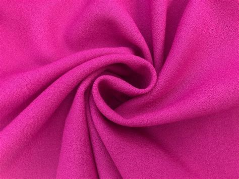 Italian Wool Crepe In Fuchsia Bandj Fabrics