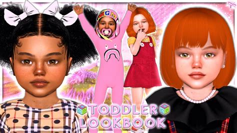 Toddler Cc Folder And Sim Download Hair Bape Diormore Sims 4