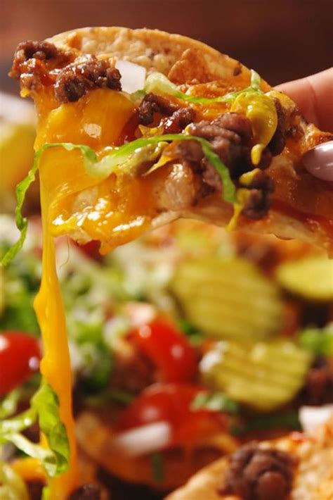 Best Cheeseburger Nachos Recipe How To Make Cheeseburger Nachos