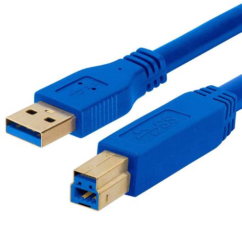 Cmple Usb 30 Cable 3ft Male To Male Usb Printer Cable Usb A To B Cable Computer