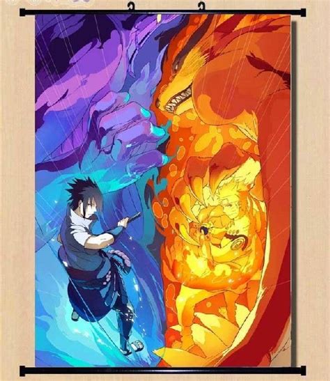 Naruto And Sasuke Wall Poster Torunaro