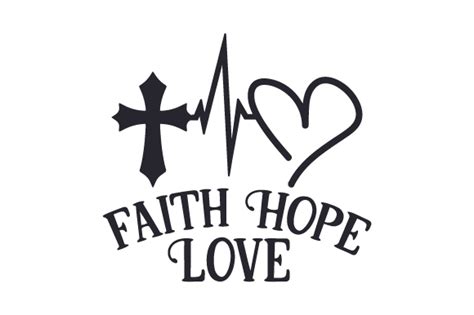 Transparent Faith Hope Love Svg Free Free Svg Cut Files Create Your