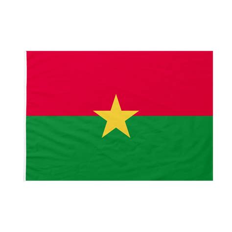 Bandiera Burkina Faso 20x30 Cm Da Bastone