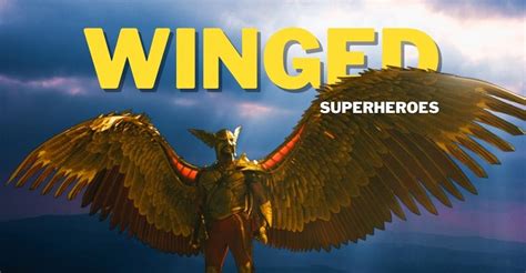 Winged Superheroes 15 Best Male Female Superheroes Who Have Wings