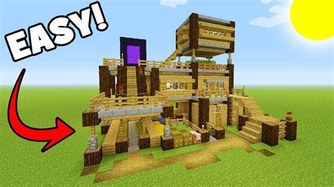 Minecraft Tutorial How To Make A Big Survival Base With