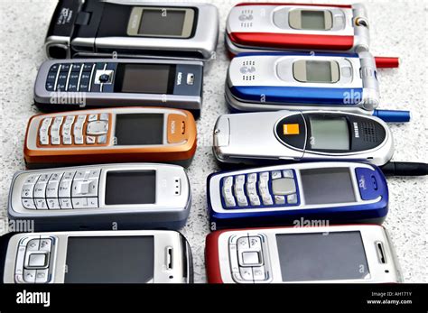 Multiple Cell Phones Stock Photo Alamy
