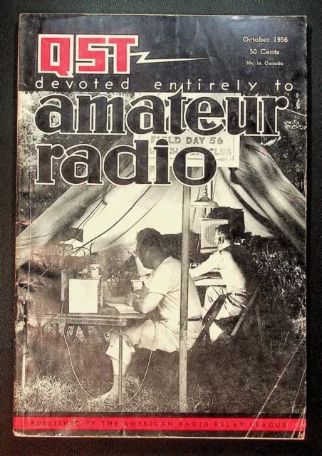 Vintage Qst Magazine October Monimatch Rme Receiver Arrl Ham Radio Picclick Uk