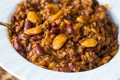Slow Cooker Calico Beans Recipe The Kitchen Magpie Bean Recipes