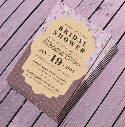 bridal shower invites templates