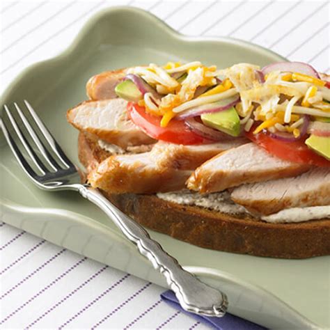 Open Faced California Turkey Melt Jennie O® Recipes