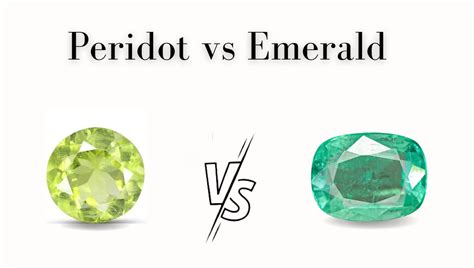 Emerald Vs Peridot Differences You Must Know