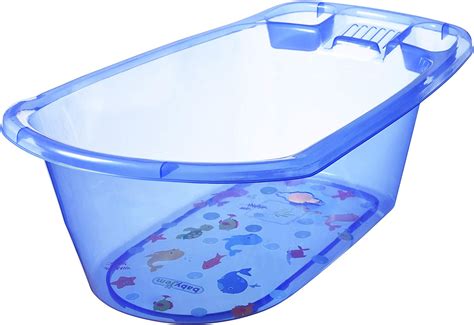 Evelyn Living Extra Large Baby Bath Tub With Drain Plug Bpa Free Design