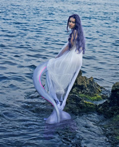 Mermaid In White By Moondragonwings On Deviantart