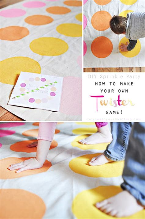 How To Make A Homemade Diy Twister Mat Board And Game