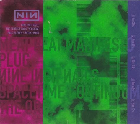 nine inch nails the perfect drug versions 1997 digipak cd discogs